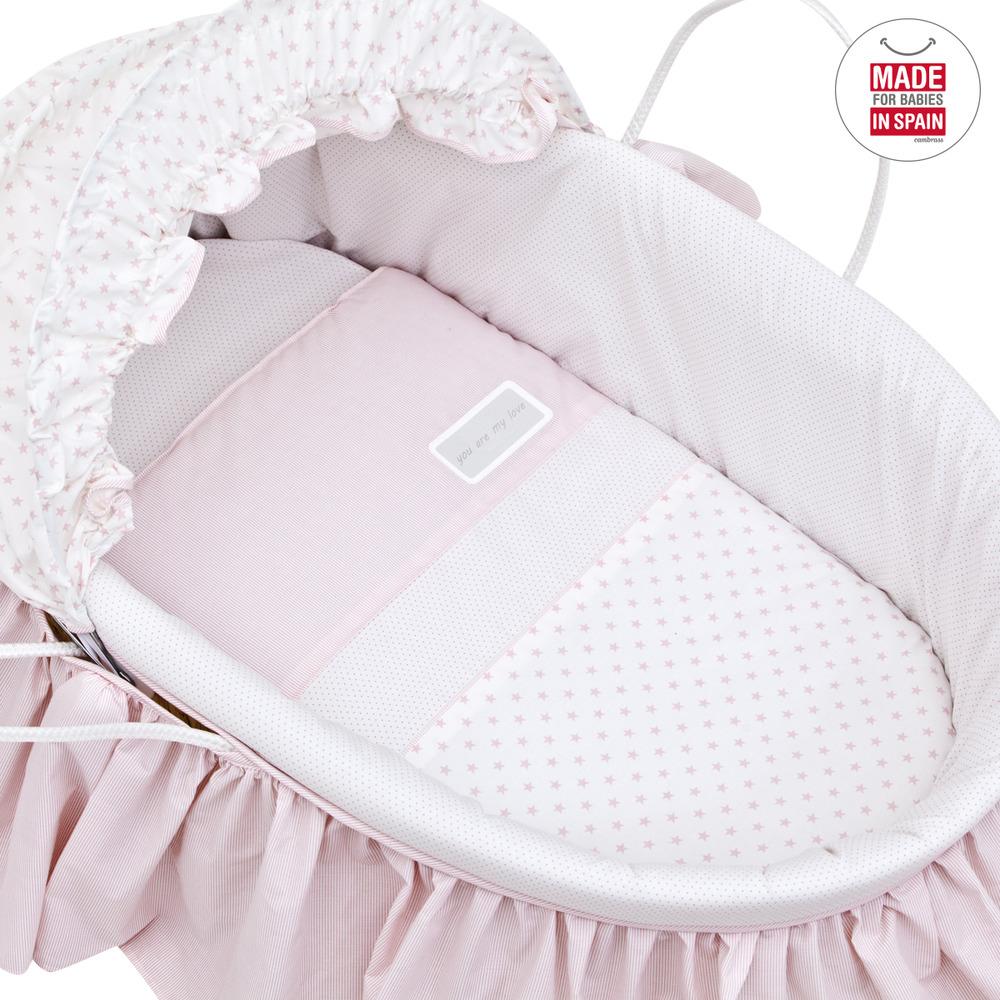 Babykorg med huva BE i olika färger Beige