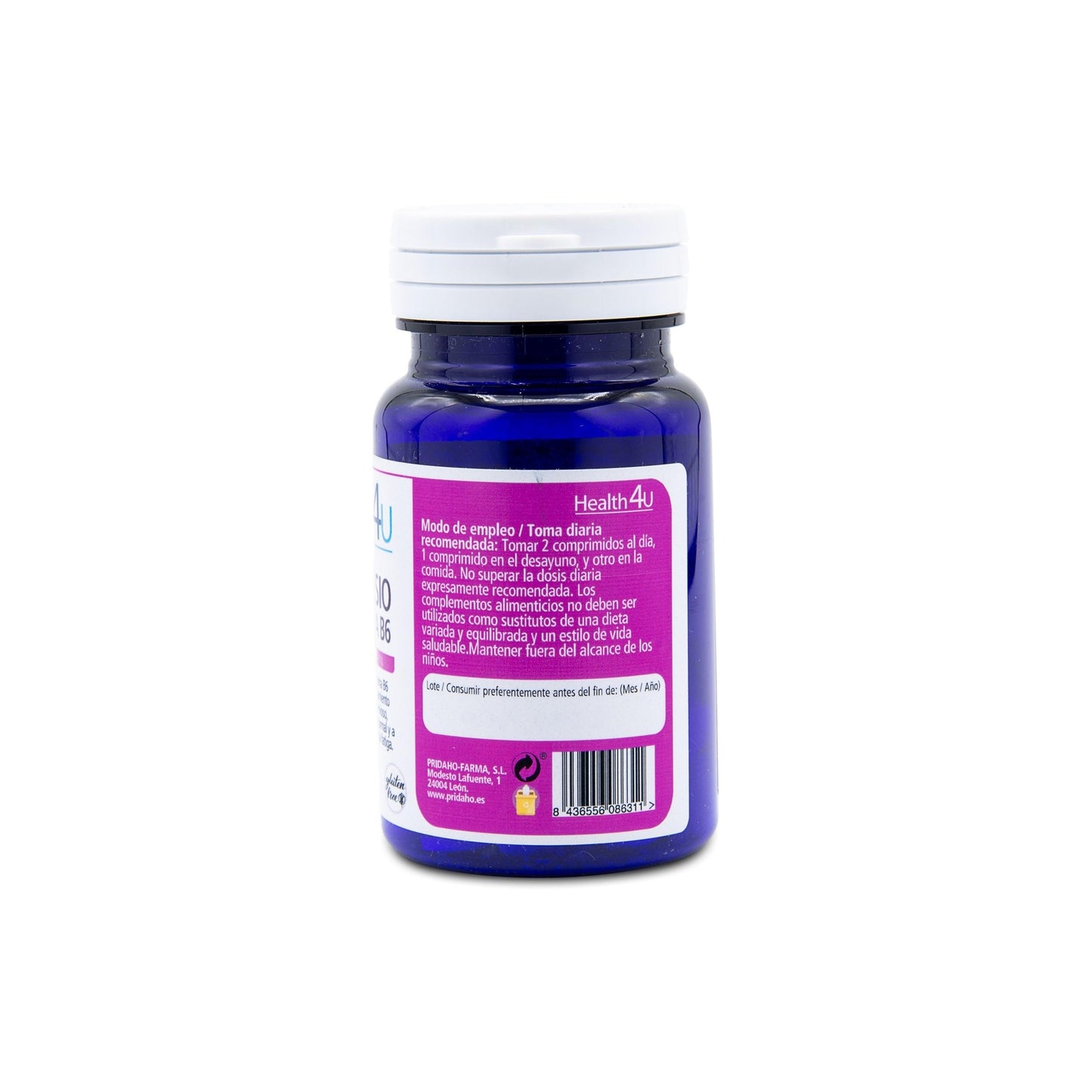 H4U Magnésium + vitamine B6 60 comprimés de 500 mg