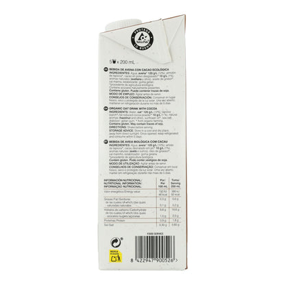 Zestaw 6 x Napój owsiany z kakao BIO Soria Natural  1 L