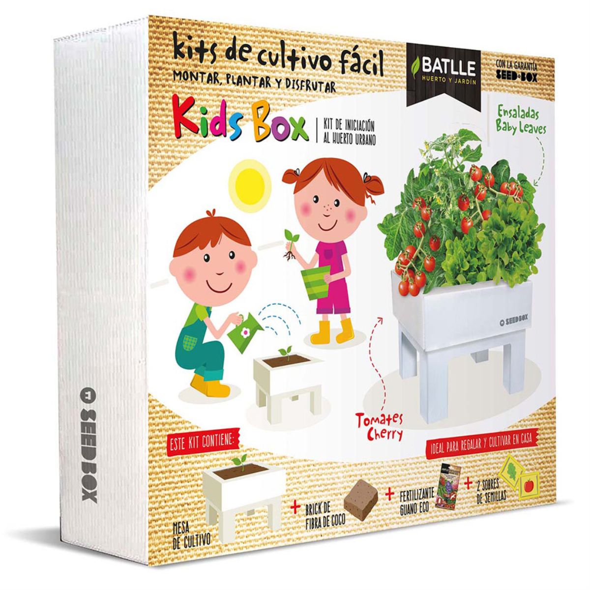 Odlingskit för barn Seed Box Kids Batlle