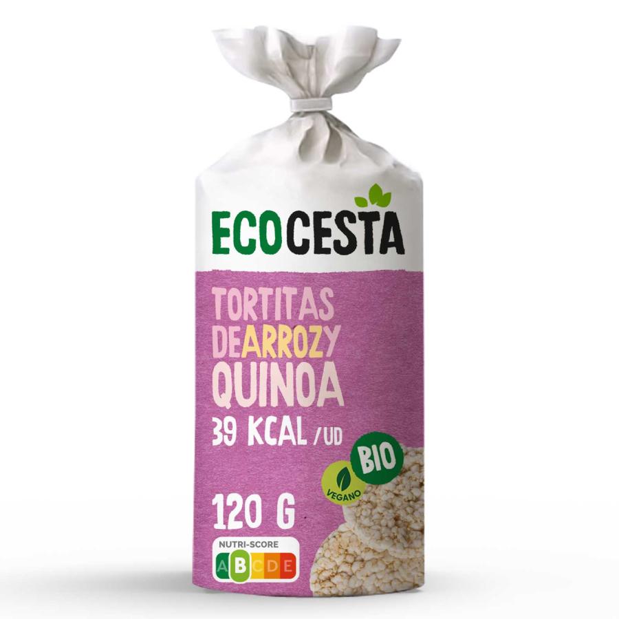Organic Rice and Quinoa Cakes Ecocesta 120 g
