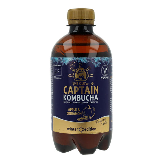 Captain Kombucha Apple & Cinnamon „Edycja zimowa” 400 ml