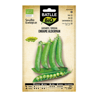 Semi di pisello 1/2 rampicante Alderman biologici Batlle
