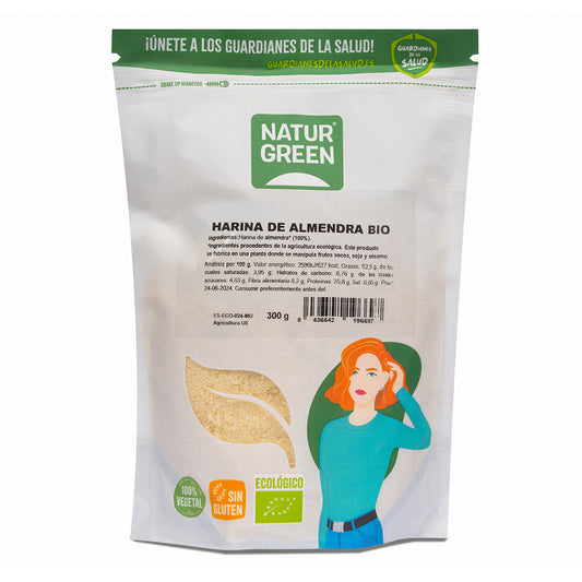 Farine d'amande bio sans gluten NaturGreen 300 g