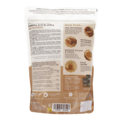 Farina di segale bianca Eco Planeta Huerto 800 g