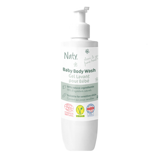 Gel da bagno per neonati 0m+ Naty 240 ml