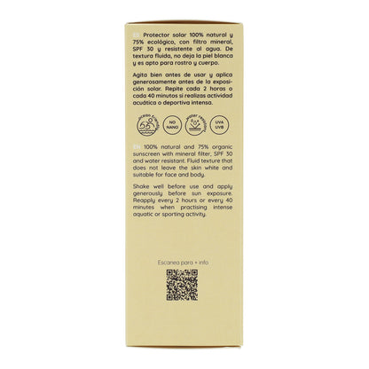 Matarrania Organic Fluid Sunscreen SPF 30, 100 ml