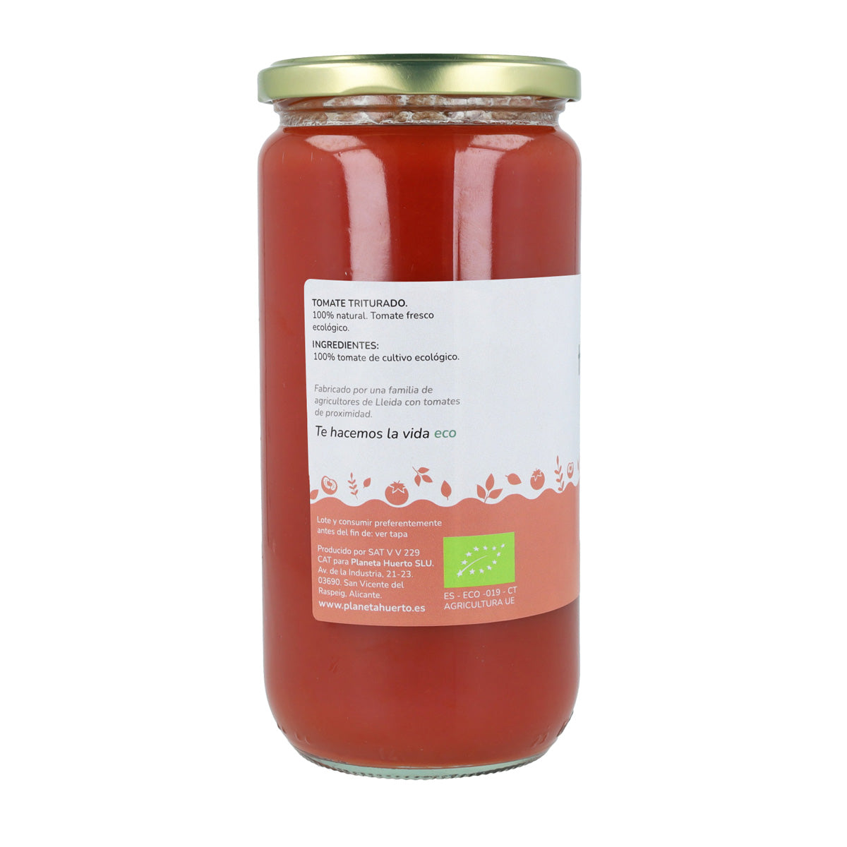 Geplette tomaat ECO Planeta Huerto 670 g