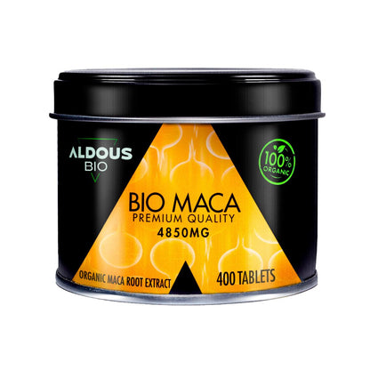 Ekologiczny ekstrakt z maca andyjska Premium, Aldous Bio, 400 tabletek po 4850 mg