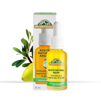 Antioxidant and regenerating argan oil, Corpore Sano 30 ml