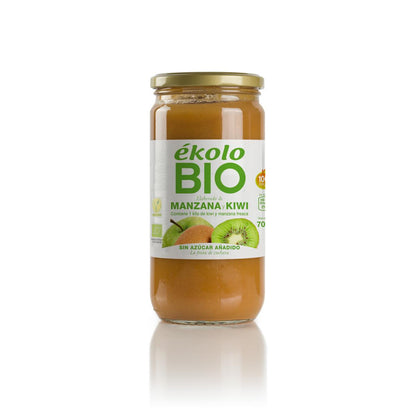 Hergestellt aus Äpfeln und Kiwis aus biologischem Anbau ohne Zuckerzusatz Ékolo 700 g