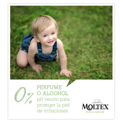 SPECIALERBJUDANDE Moltex Pure & Nature våtservetter, 120 st