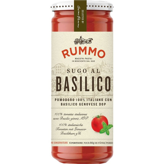 Sauce tomate au basilic génois Rummo 340 g