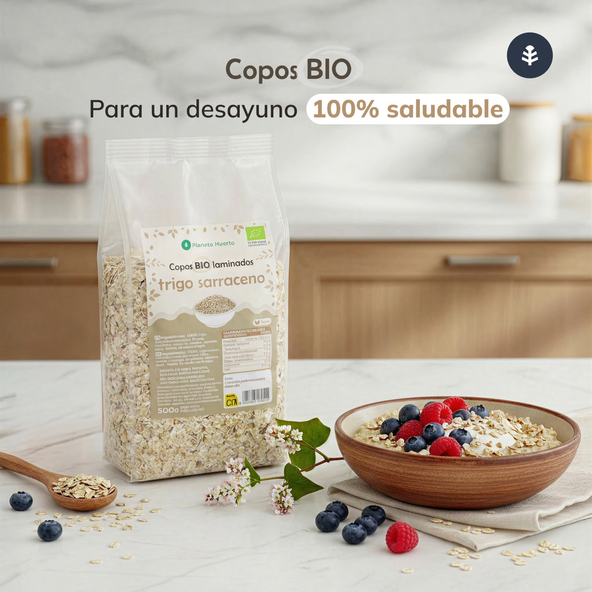 Buckwheat flakes Eco Planeta Huerto 500 g