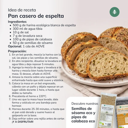 Wit speltmeel Eco Planeta Huerto 5 kg