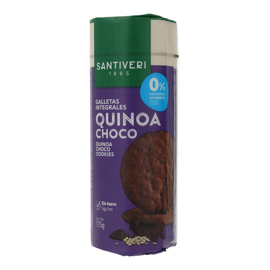 Biscotti integrali Quinoa/Choco 0% zuccheri Santiveri 175 g