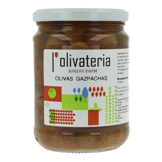 Oliven naturbelassen Gazpachas l'olivateria 225 g