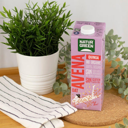 Bevanda biologica senza glutine all'avena e quinoa NaturGreen 1 L