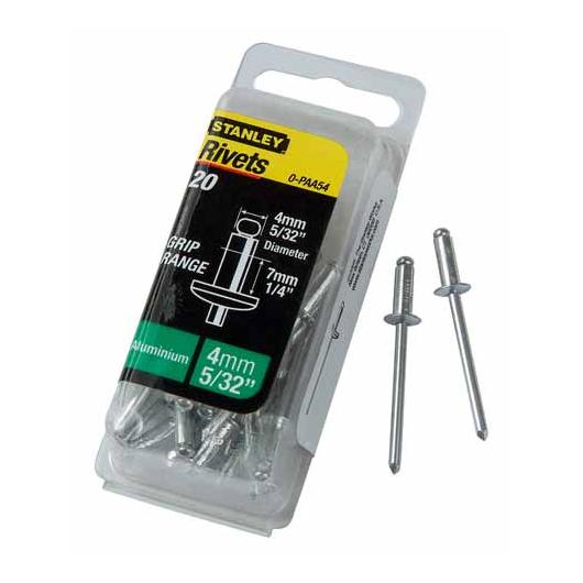 Rivetti in alluminio 3 x 6,5 mm (20 pz.)