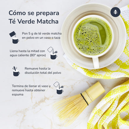 Packung 2x Matcha-Teepulver ECO Planet Garden 70 g