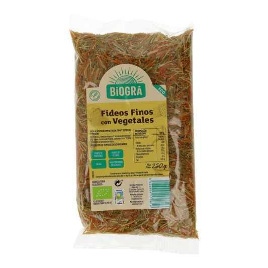 Spaghetti sottili con verdure Biográ 250 g