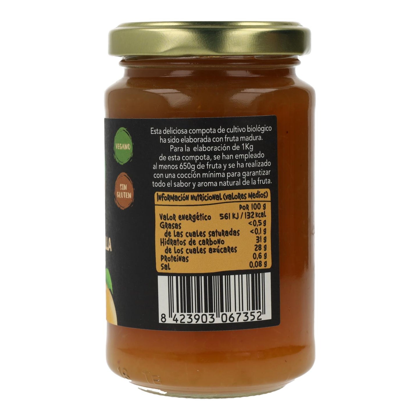 Ekologisk gul plommonkompott Biocop 265 g