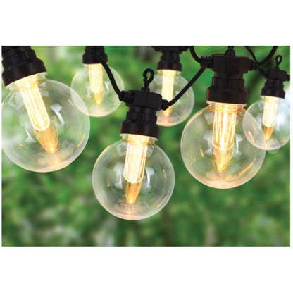 LED garland with 10 white bulbs