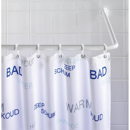 Set de barre de douche d'angle Blanc