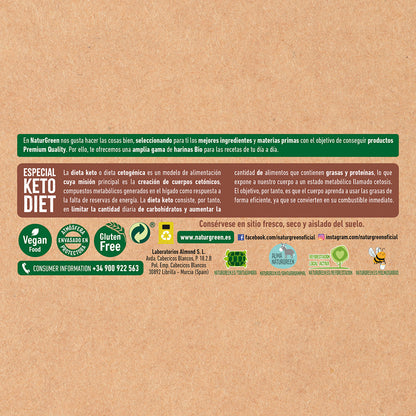 Mieszanka mąk do bezglutenowego chleba Keto NaturGreen 400 g