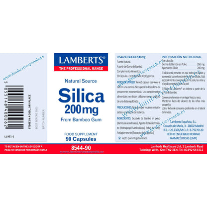 Silicio 90 capsule Lamberts 200 mg