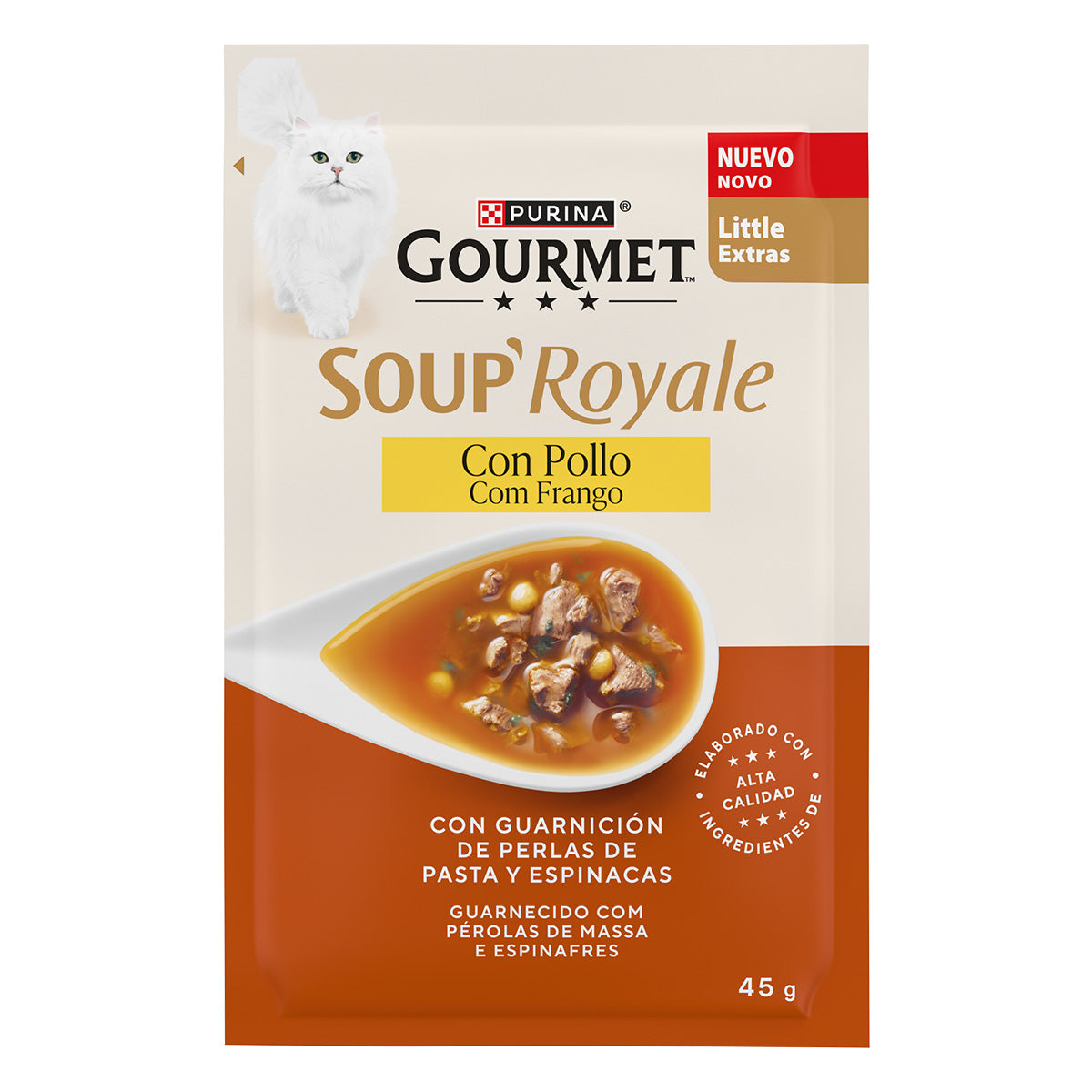 GOURMET Nature's Creations Suppe mit natürlichem Huhn und Gemüsebeilage 40 g