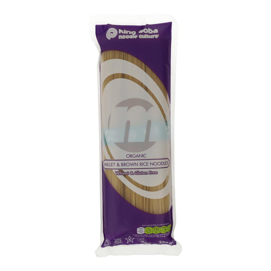 Glutenfreie Bio-Pasta aus Hirse und Vollkornreis in Form von Spaghetti King Soba 250 g