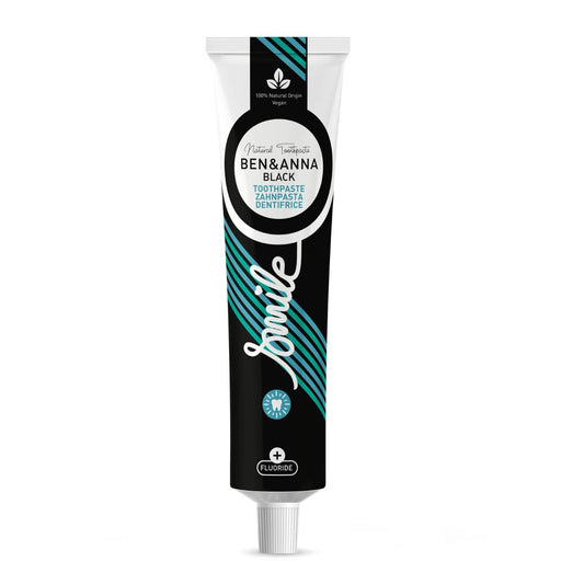 Dentifricio Black con fluoro Ben & Anna tubetto 75 ml