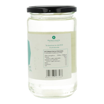 Packung 3xOrganisches desodoriertes Kokosnussöl ECO Planeta Huerto 500 ml