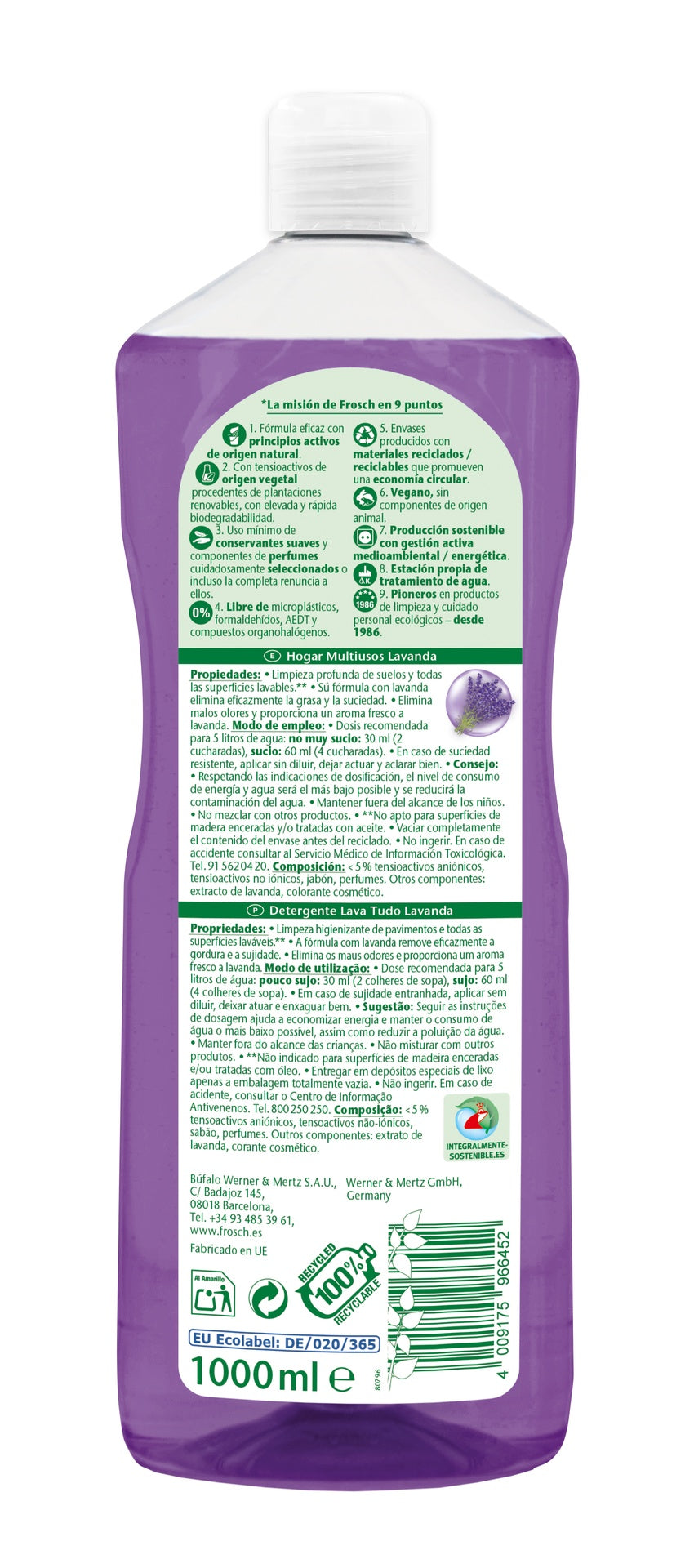 Frosch Allzweckreiniger Lavendel 1000 ml