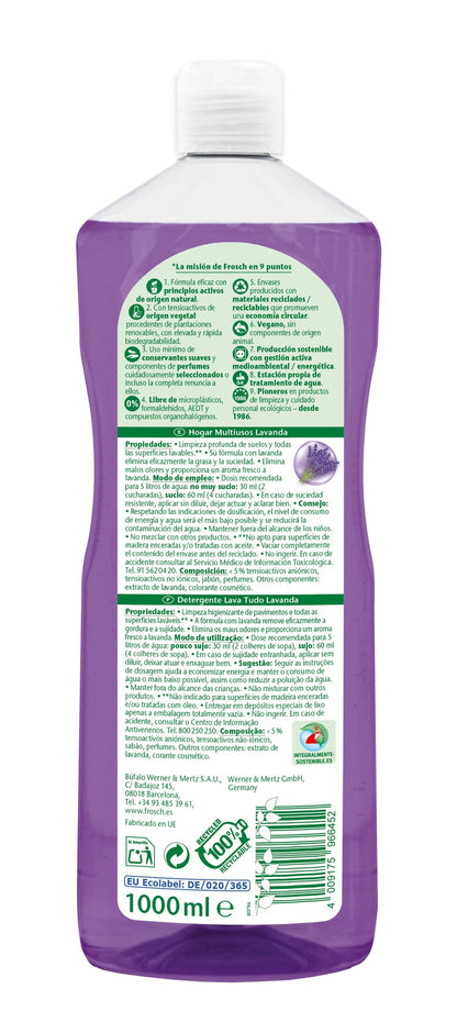 Frosch Allzweckreiniger Lavendel 1000 ml