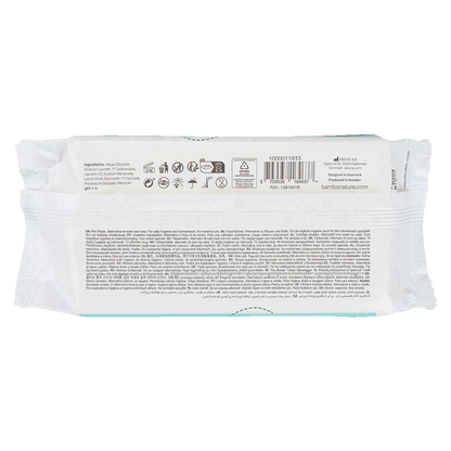 Bambo Nature Plastic Free doekjes 50 stuks