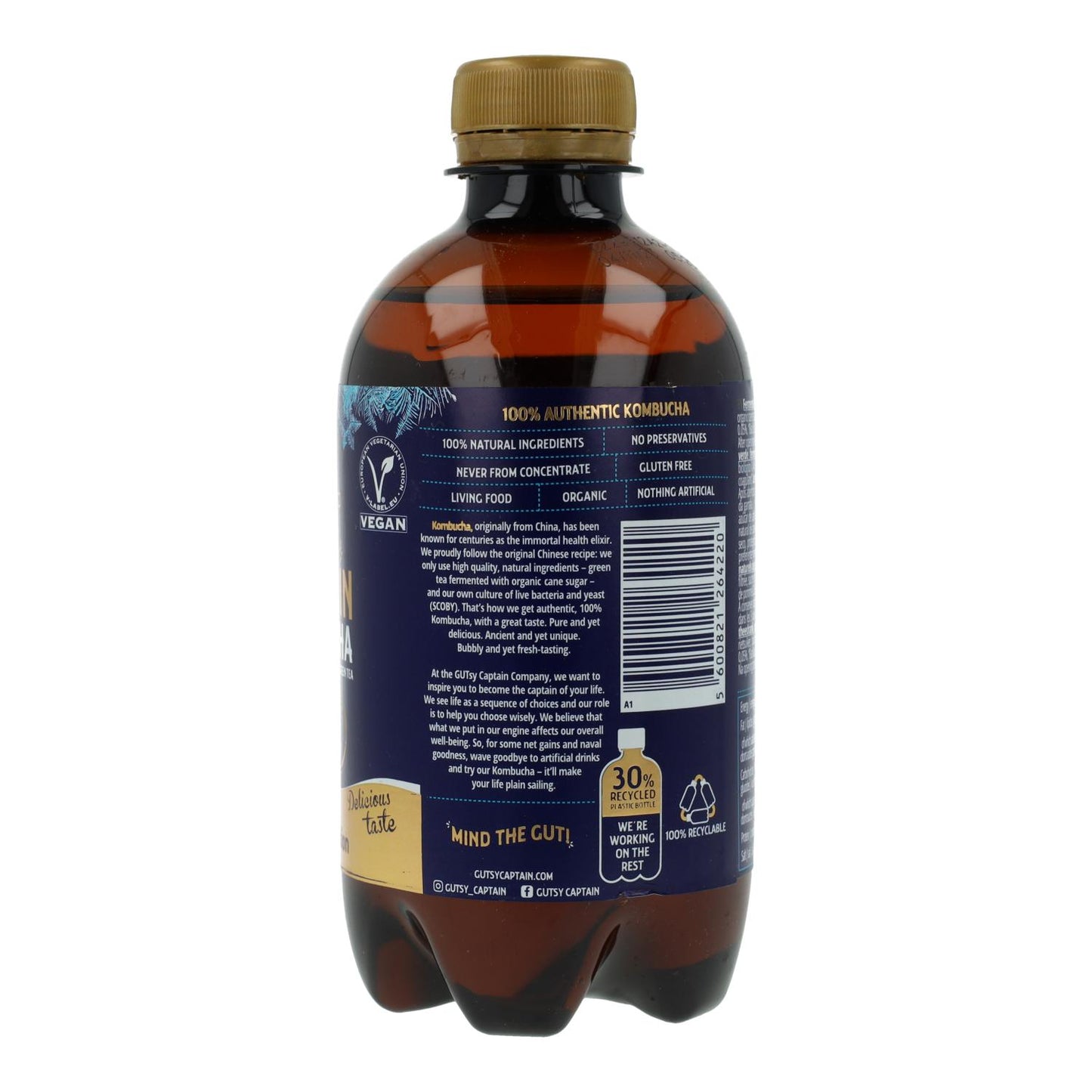 Captain Kombucha Pomme & Cannelle « Édition Hiver » 400 ml