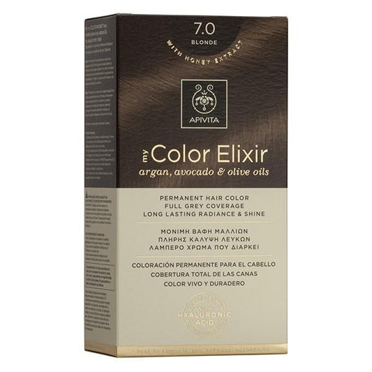 My Colour Elixir N7.0 Blonde Hair Dye Apivita