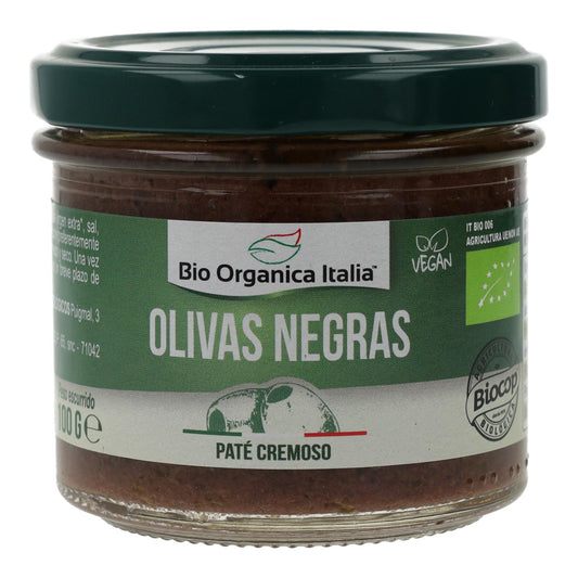Bio-Olivenpaste aus schwarzen Oliven Organica Italia 100 g