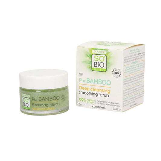 So'Bio étic diep reinigende gladmakende peeling pur bamboo 50 ml
