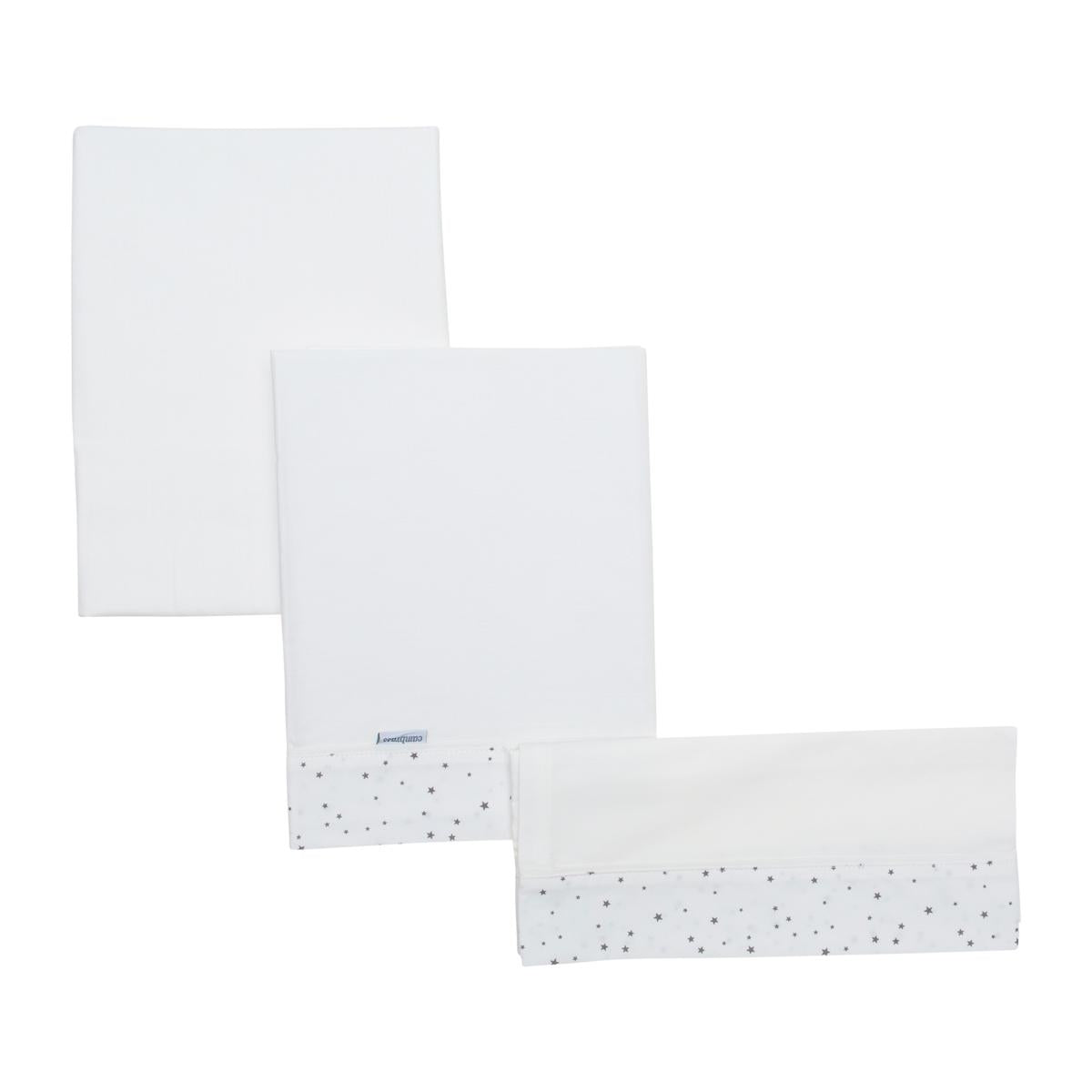 Laken voor wiegje met Star/Astra-ontwerpen 3 stuks Star Celeste