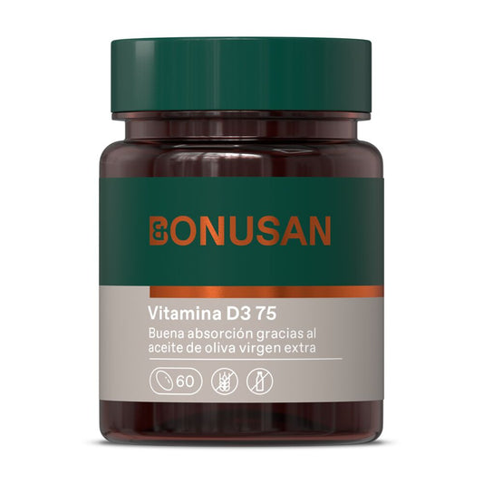 Vitamine D3 75 Bonusan 60 perles