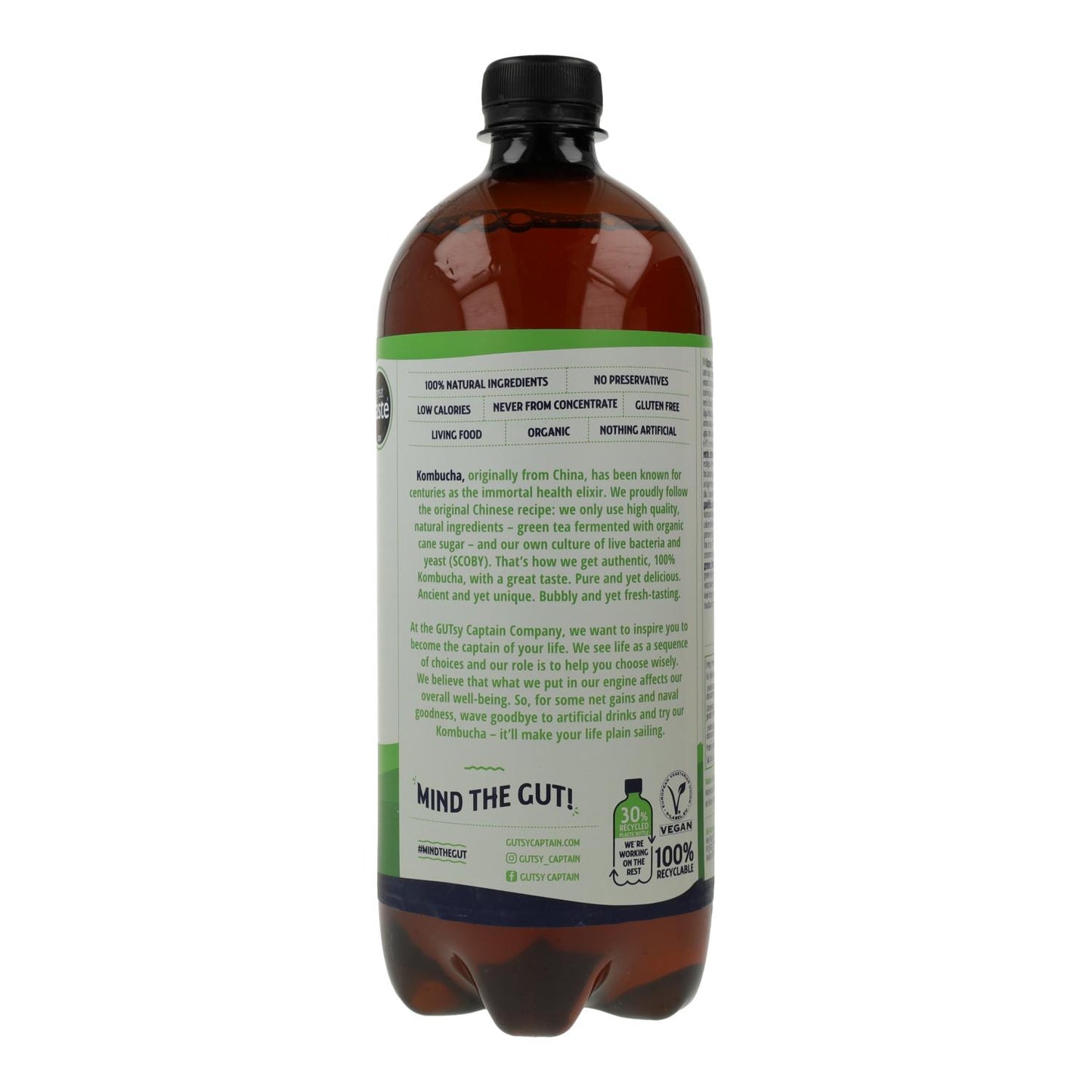 Napój Kombucha BIO kokosowy Captain Kombucha 400 ml