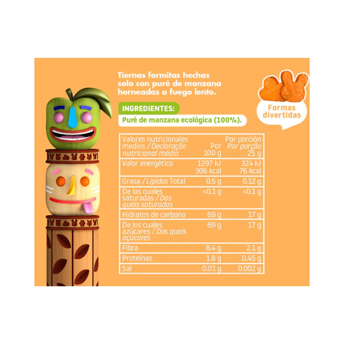 Snack di mela ECO 25 g, Triboo