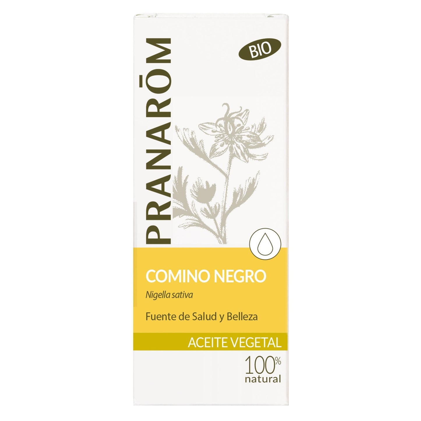 Huile végétale de cumin noir BIO Pranarôm 50 ml