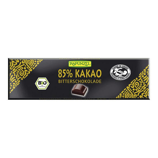 Schokoladenriegel 85 % Kakao Rapunzel 20 g