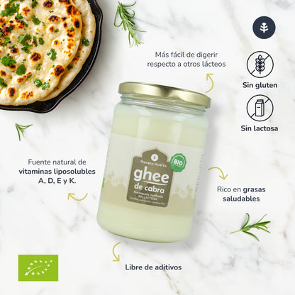 Beurre clarifié de chèvre ECO Planeta Huerto 500 g