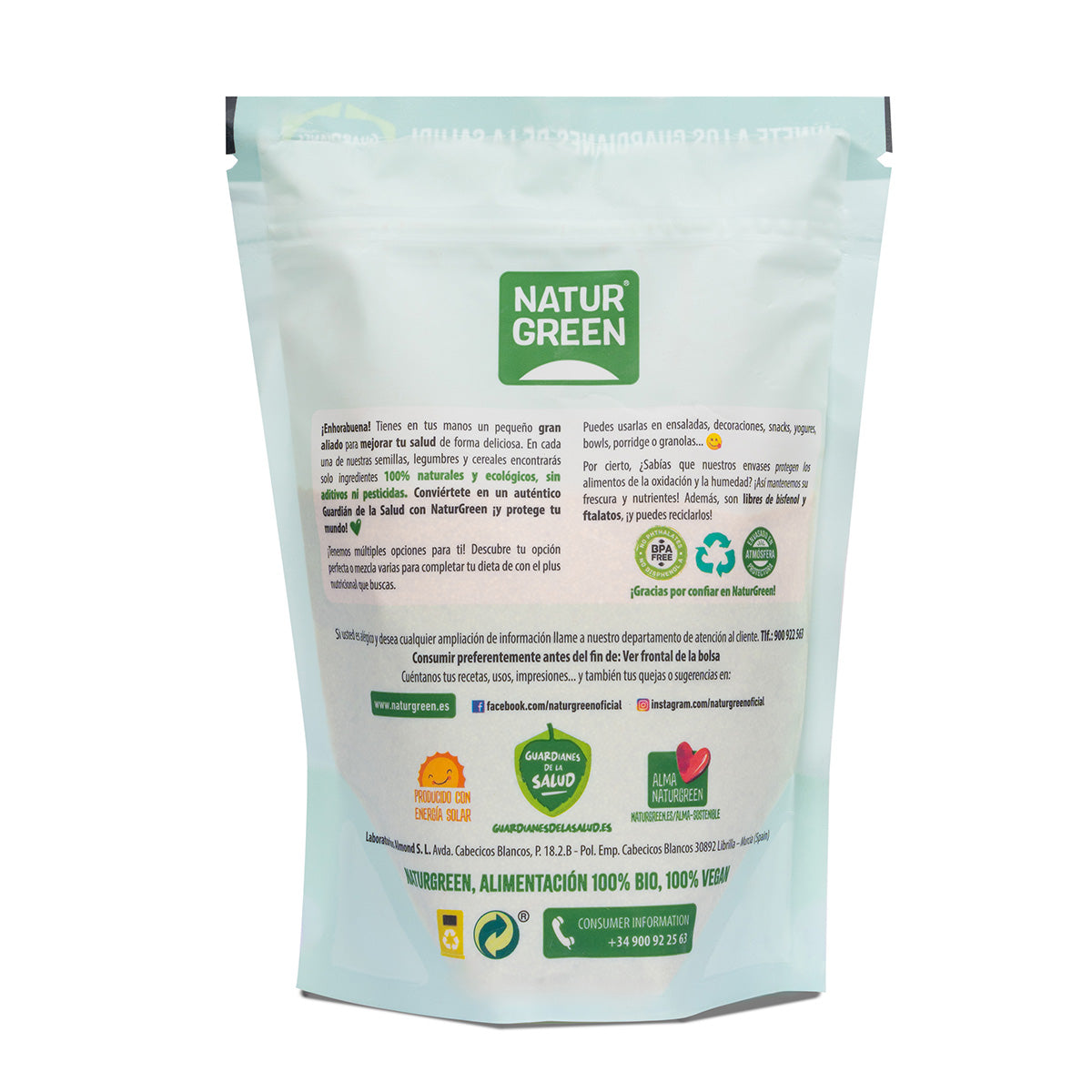 Glutenfri amarant NaturGreen 450 g