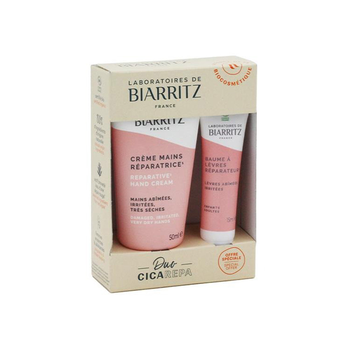 Zestaw niezbędnych produktów do regeneracji skóry Alga-Sendatu® Laboratoires de Biarritz